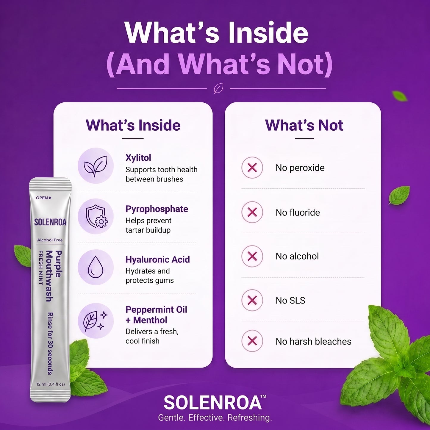 Solenroa™ Purple Mouthwash
