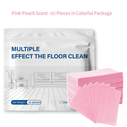 60-Pieces♻️ Multi-Surface Antibacterial Cleaner for Hardwood, Tile & Laminate