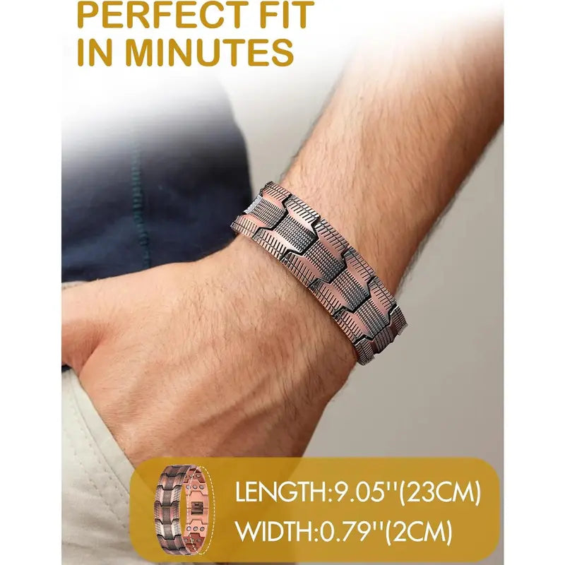 Copper magnetic bracelet——Relieve fatigue and promote blood circulation✨