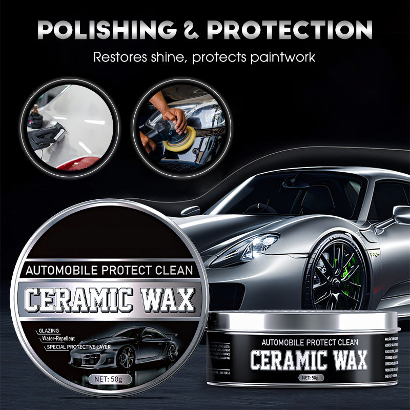 🚗2-in-1 polishing and protective titanium ceramic wax paste