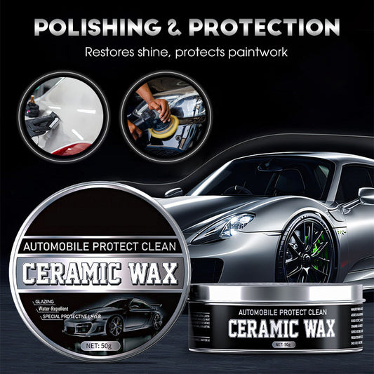 🚗2-in-1 polishing and protective titanium ceramic wax paste