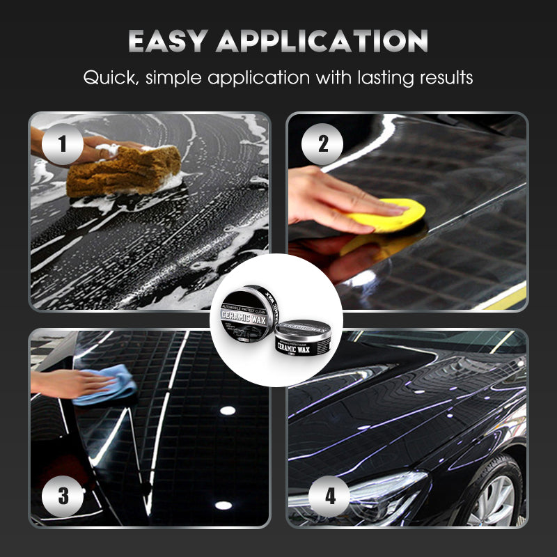 🚗2-in-1 polishing and protective titanium ceramic wax paste